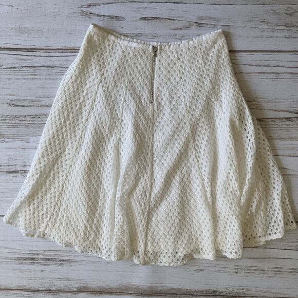 Holly Bracken Anthropologie Eyelet Circle Skirt Sm - Picture 4 of 8